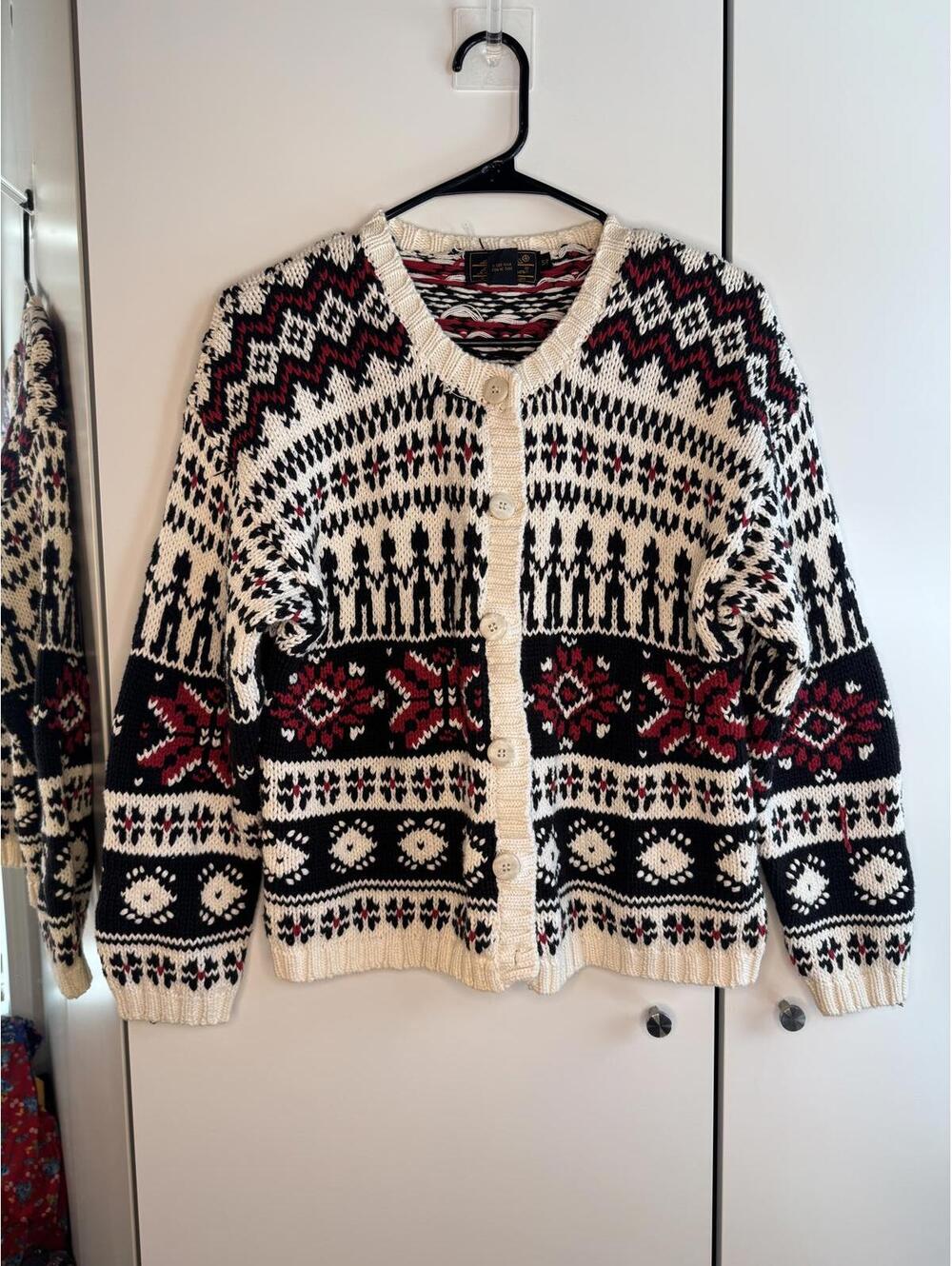 Vintage Eddie Bauer Knitted Women's Cardigan Sweater